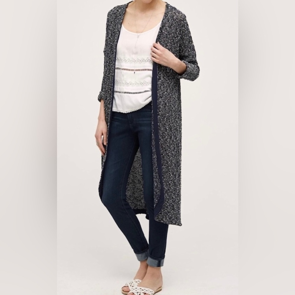 Anthropologie Dolan Oak Street Bouclé Duster Cardigan - Size M